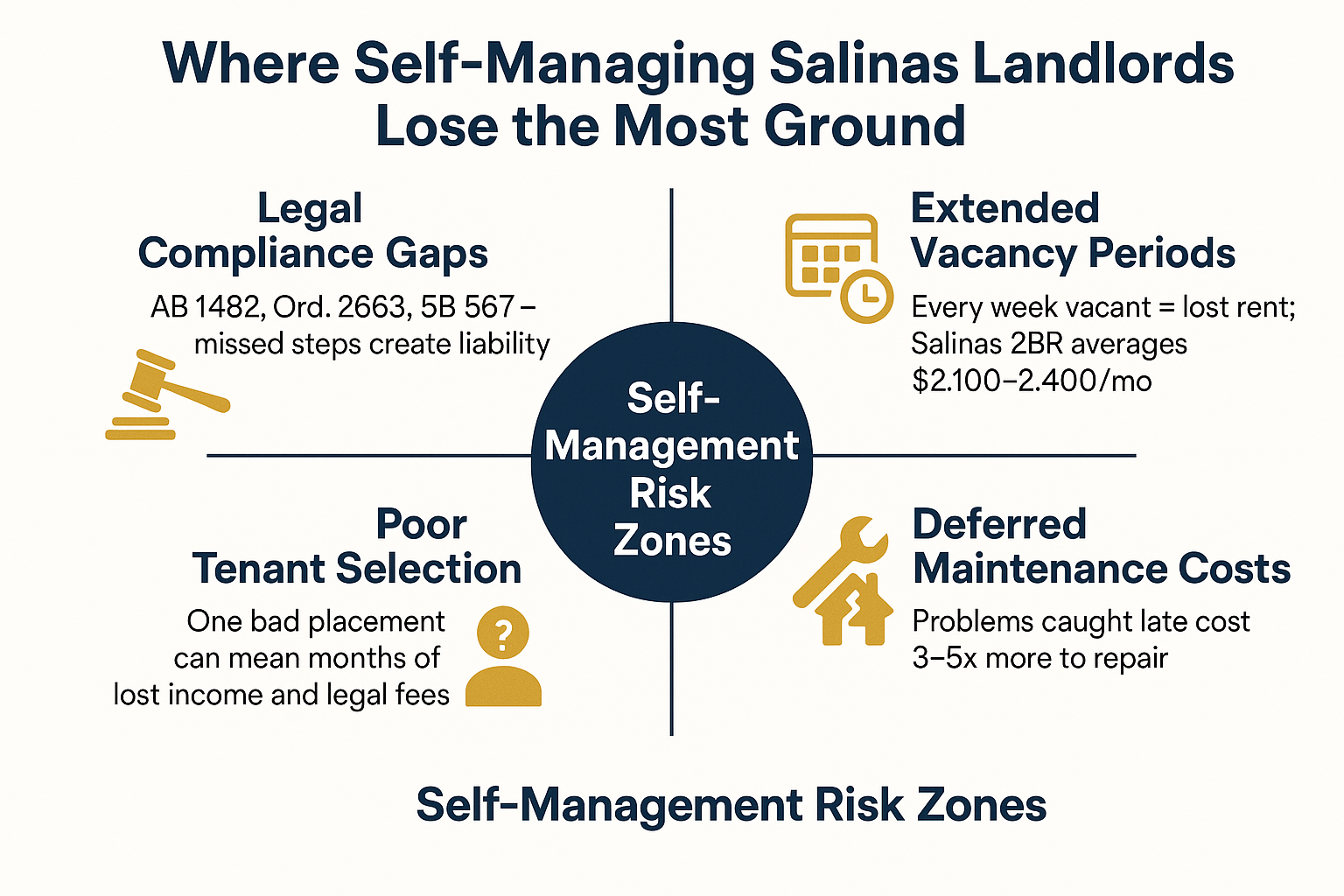 What Salinas Property Owners Get Wrong About Self-Managing