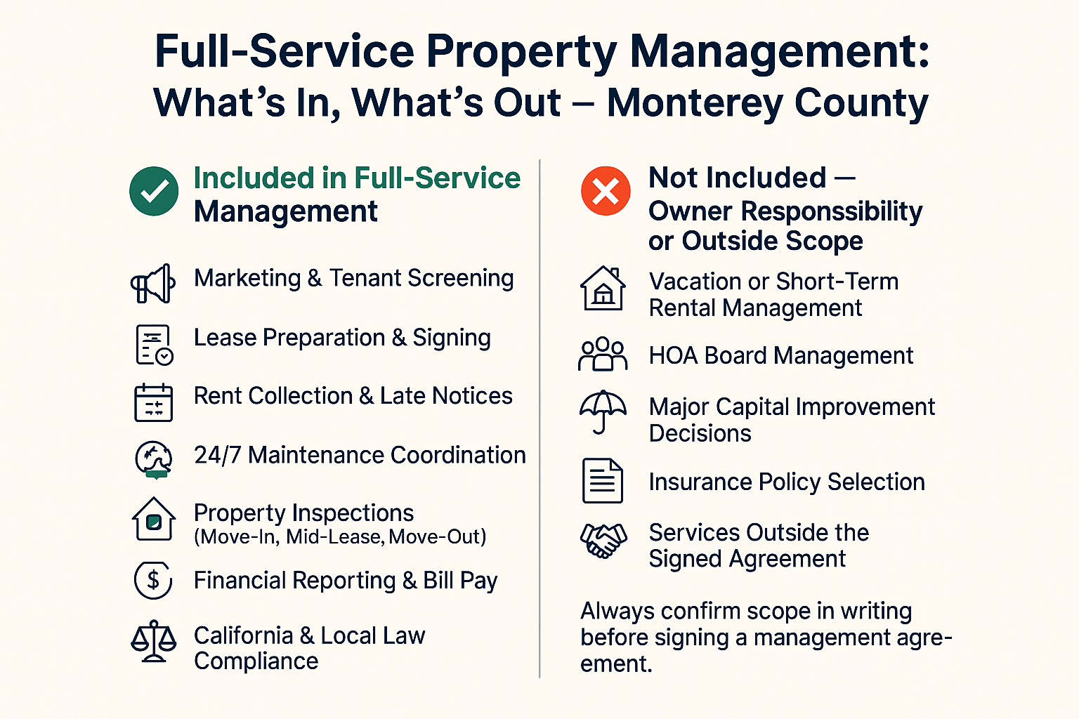 What Full-Service Property Management Actually Covers — And What It Doesn't